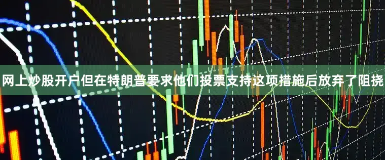 网上炒股开户但在特朗普要求他们投票支持这项措施后放弃了阻挠